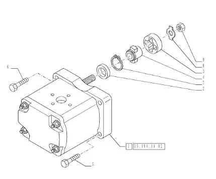 87716629 - насос гидросистемы